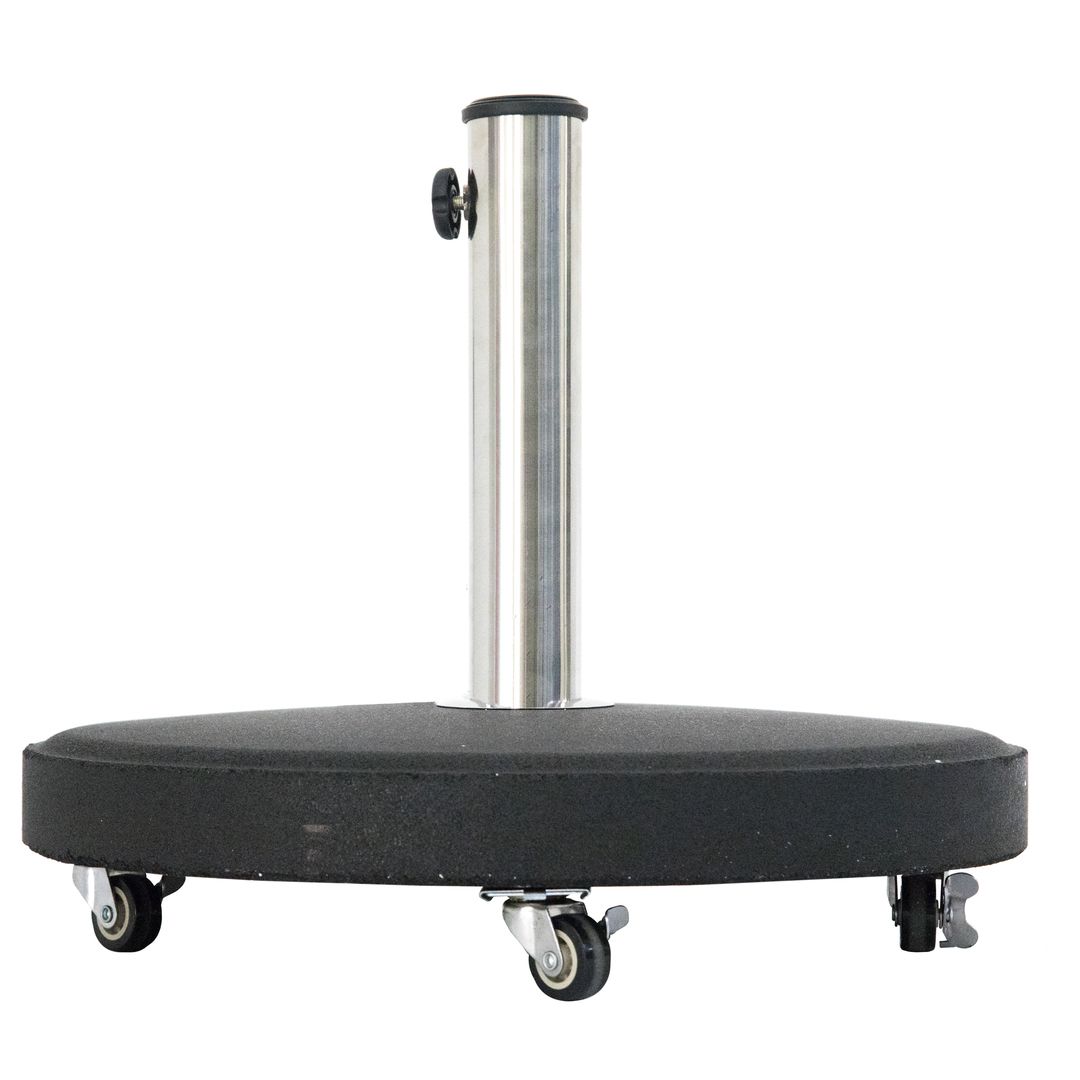 UMBRELLA BASE 4 WHEELS ROUND CONCRETE 25KG