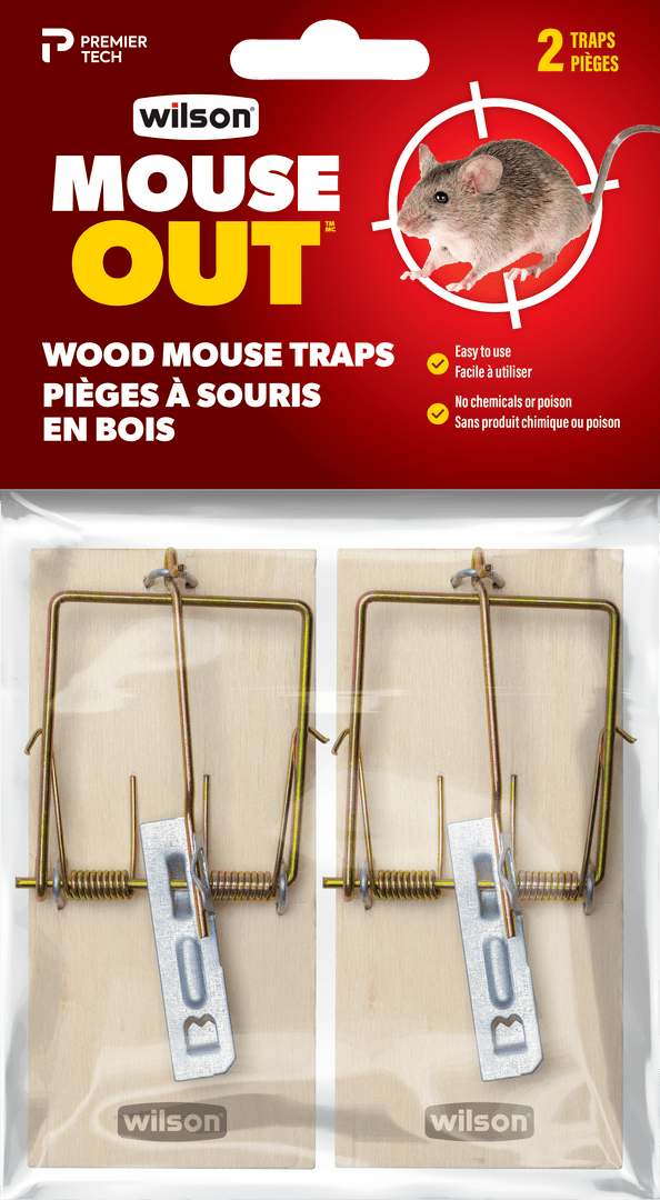 PREDATOR WOODEN MOUSE TRAP