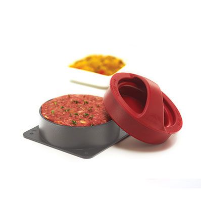 Presse à Hamburger 2 Trous - Moule à Burgers Réutilisable En Plastique Alimentaire