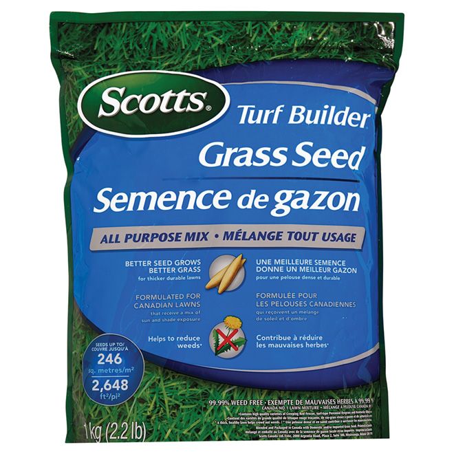 SCOTTS® TURF BUILDER® GRASS SEED ALL PURPOSE MIX 2,2LB