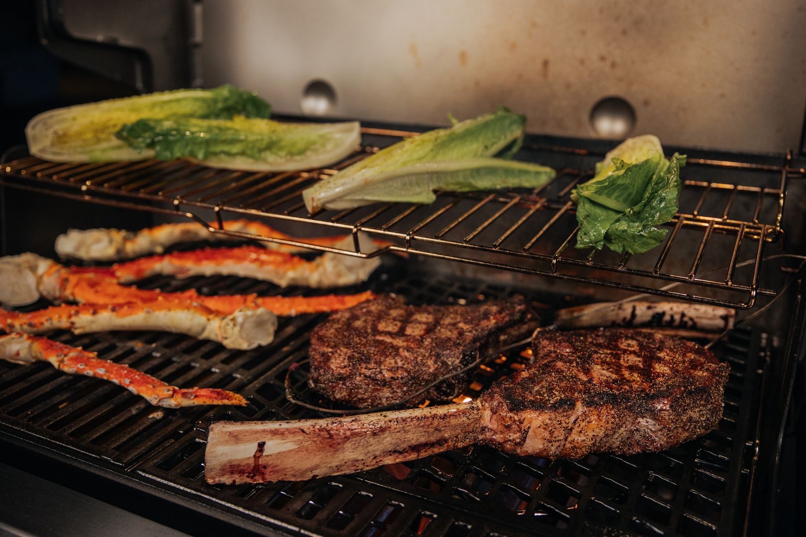 Weber Crafted Dual-Sided Sear Grate — Porcelain Enameled Cast Iron, Fits Weber Compatible Grills