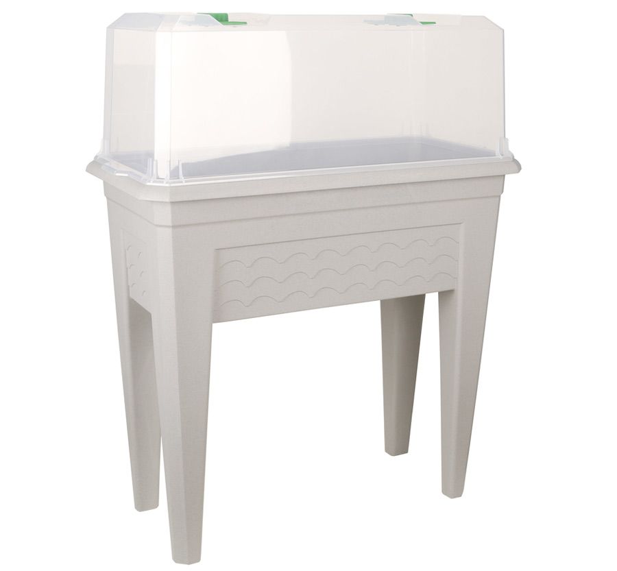 GROW TABLE WITH DOME IZIGARDEN 80 STONE 31.1 X 15.4 X 28.7 IN