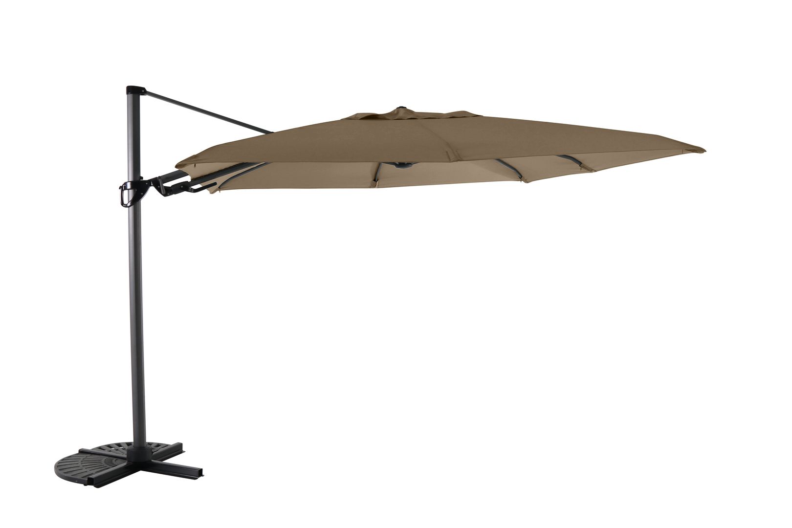 PARASOL DEPORTE DELUXE FLIP/FLAP 3X3M TAUPE